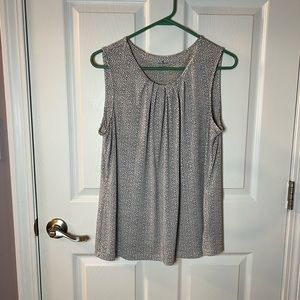 Worthington Women’s Polka Dots Sleeveless Blouse L